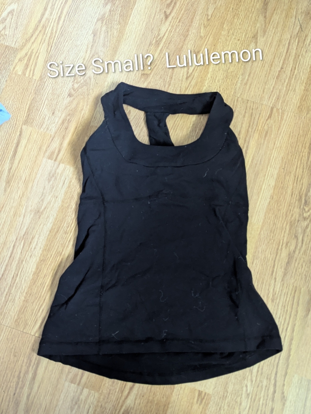 lululemon athletica Black Racerback Tank Top